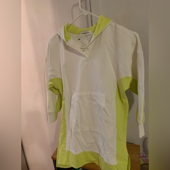Free Assembly Girls size Small 6/6X Color Block Hoodie Dress - Picture 1 of 4